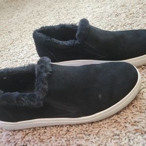 Blondo Suede Slip Ons
